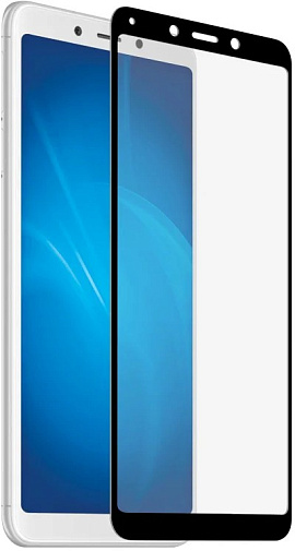 Защитное стекло RED LINE "Full Screen" для Redmi 6/6A (черная рамка)